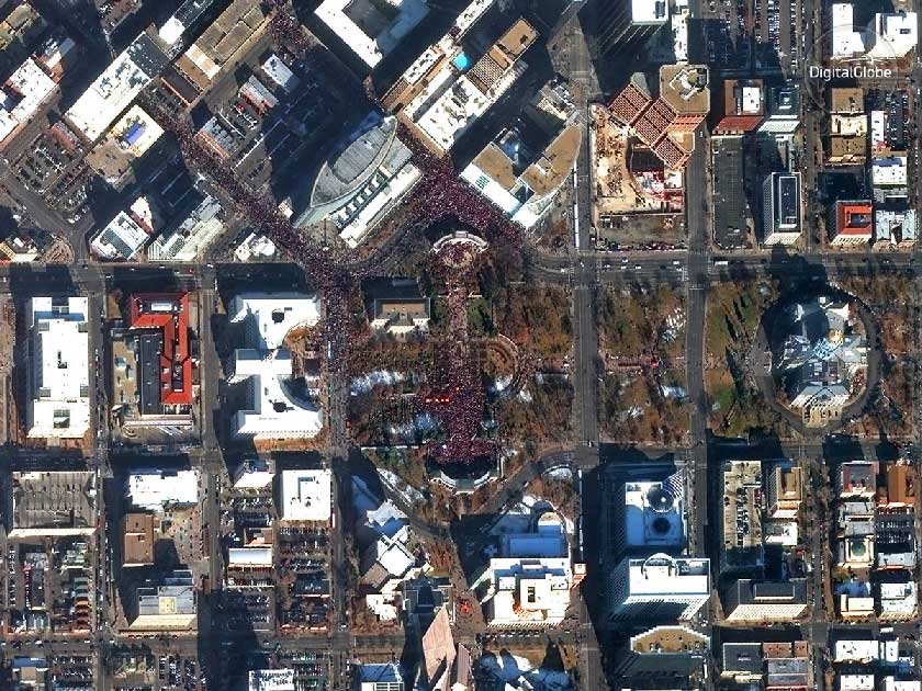 اعتراضات زنان در شهر Denver